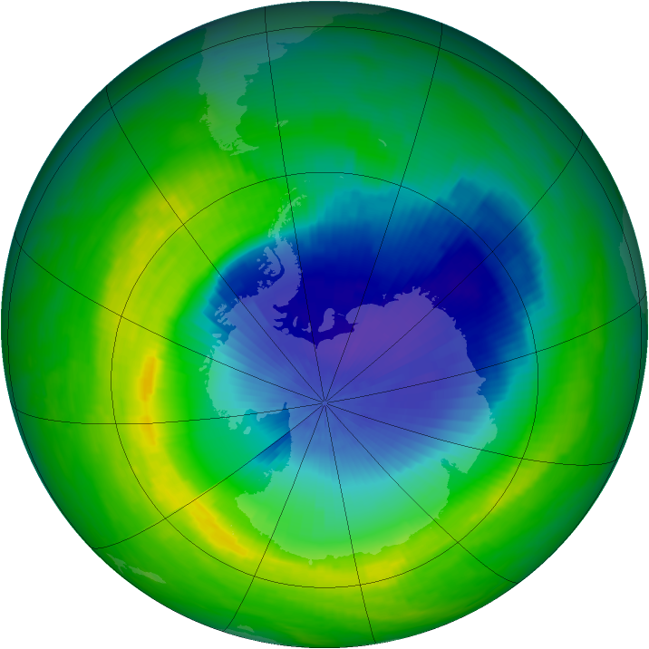 Ozone Map 1991-11-03